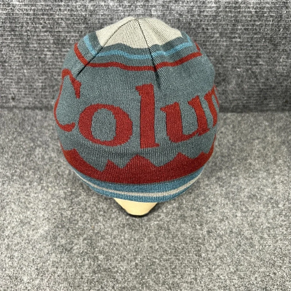 Columbia Cap Hat One Size Red Unisex Adult Stocking  Beanie Soft Warm